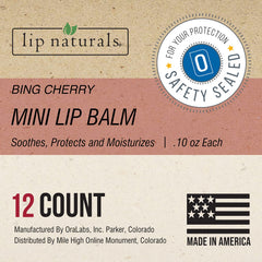 CHAP-ICE Bing Cherry balm close-up applying for quick moisture