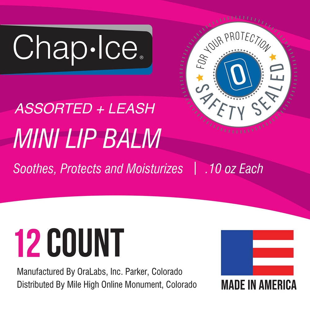 Chap-Ice mini lip balm citrus orange for daily touch-ups.