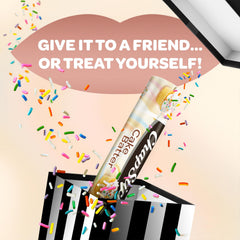 Soft creamy texture of ChapStick Cake Batter visible on swatch