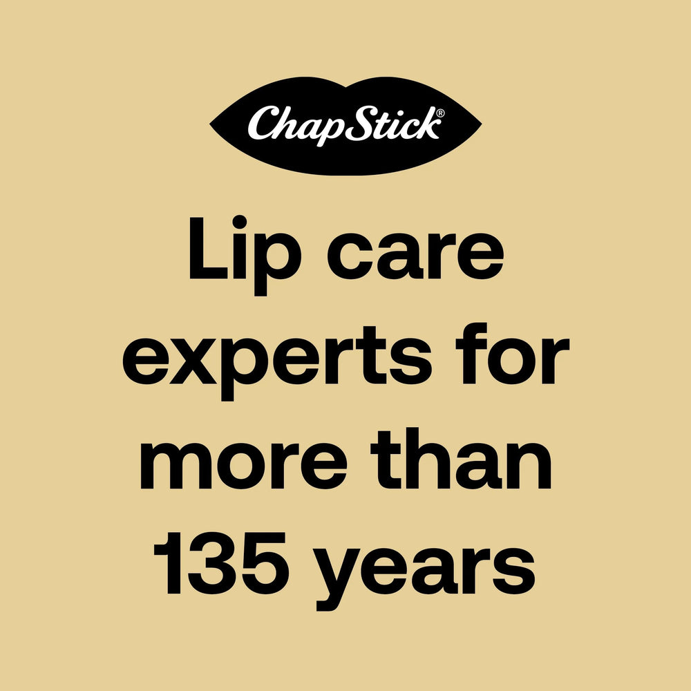 ChapStick display close-up, twelve 3-packs for easy gifting.