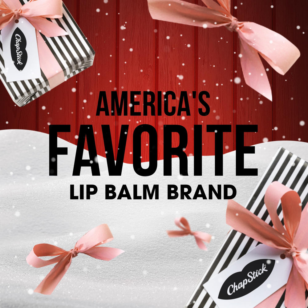 Minty ChapStick balm keeps lips soft during cold weather.
