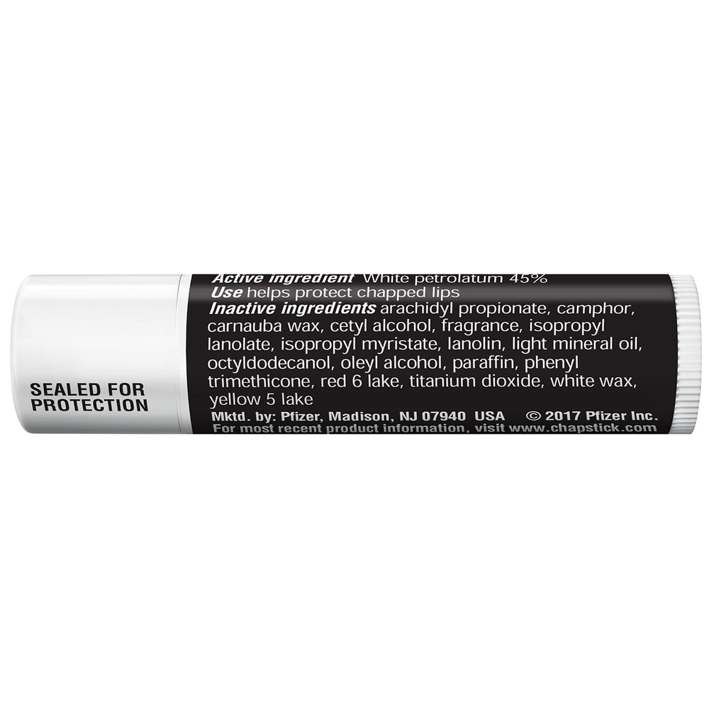 ChapStick Classic Original tube with label highlighting heritage