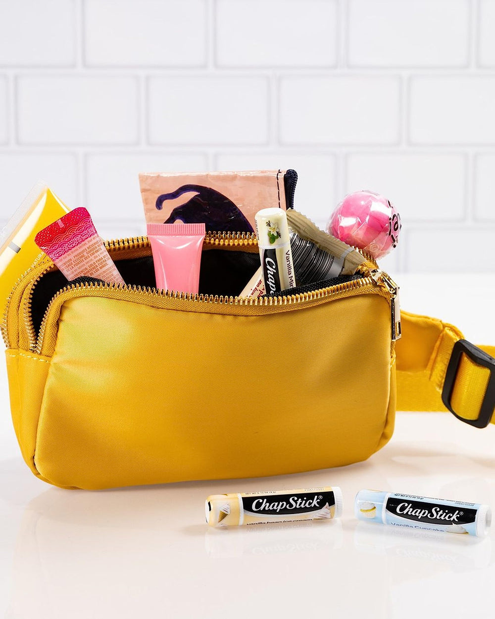 ChapStick Vanilla Cupcake close-up reveals bakery-inspired aroma and moisture.