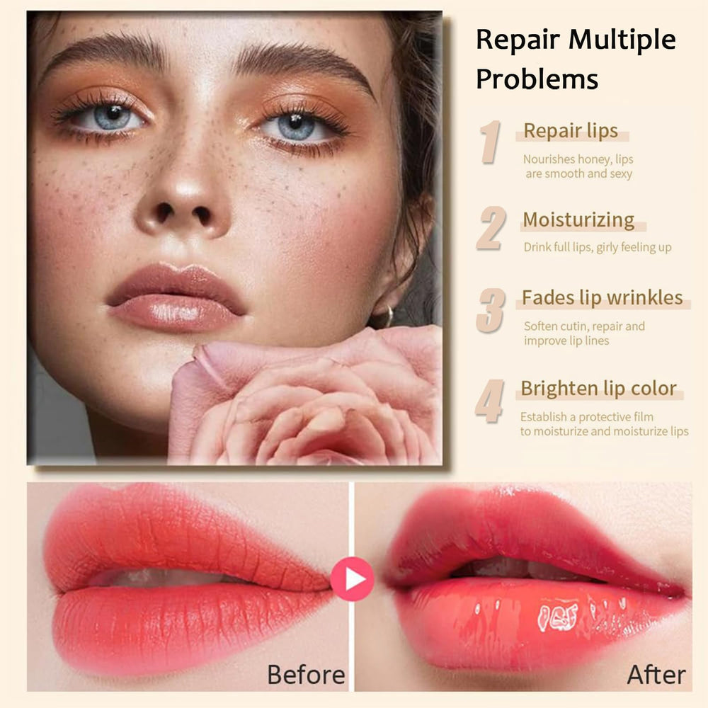 Charm Kiss honey pot packaging keeps the lip mask handy