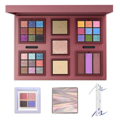 CHARMACY Chameleon palette close-up shows 33 shades for versatile day-to-night looks