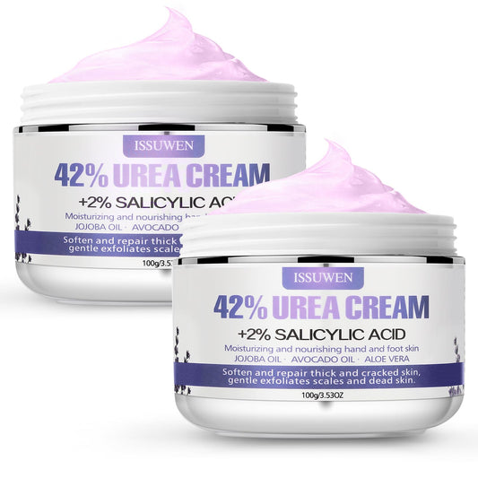 Charmonic 2-pack urea cream bottle with lavender formula for hydration and care
