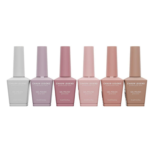 Chaun Legend Celeb-Fave Sheer Bundle front view for a flawless, natural-looking manicure
