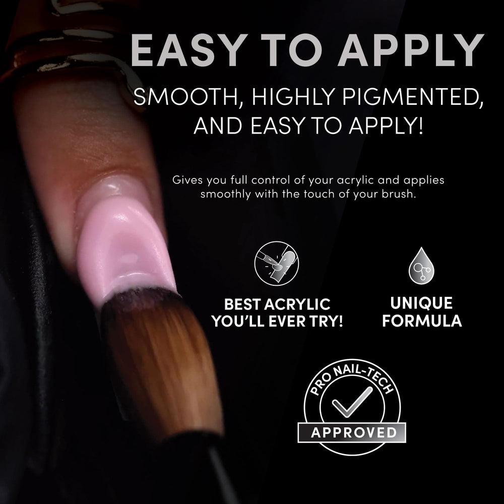 Chaun Legend Melon Mist swatches closeup highlight smooth marbling-free coverage for precision art.