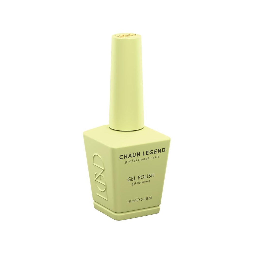 Chaun Legend Spearmint Secrets bottle close-up shows vibrant pastel mint shade for chic nails