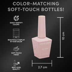 Chaun Legend finished nails image highlights high shine and smooth edges.