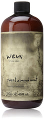 Chaz Dean WEN Sweet Almond Mint bottle showing a hydrating cleanse for all hair types