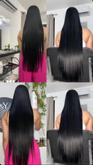 Chelly Superior Keratin finished look shows sleek, frizz-free shine