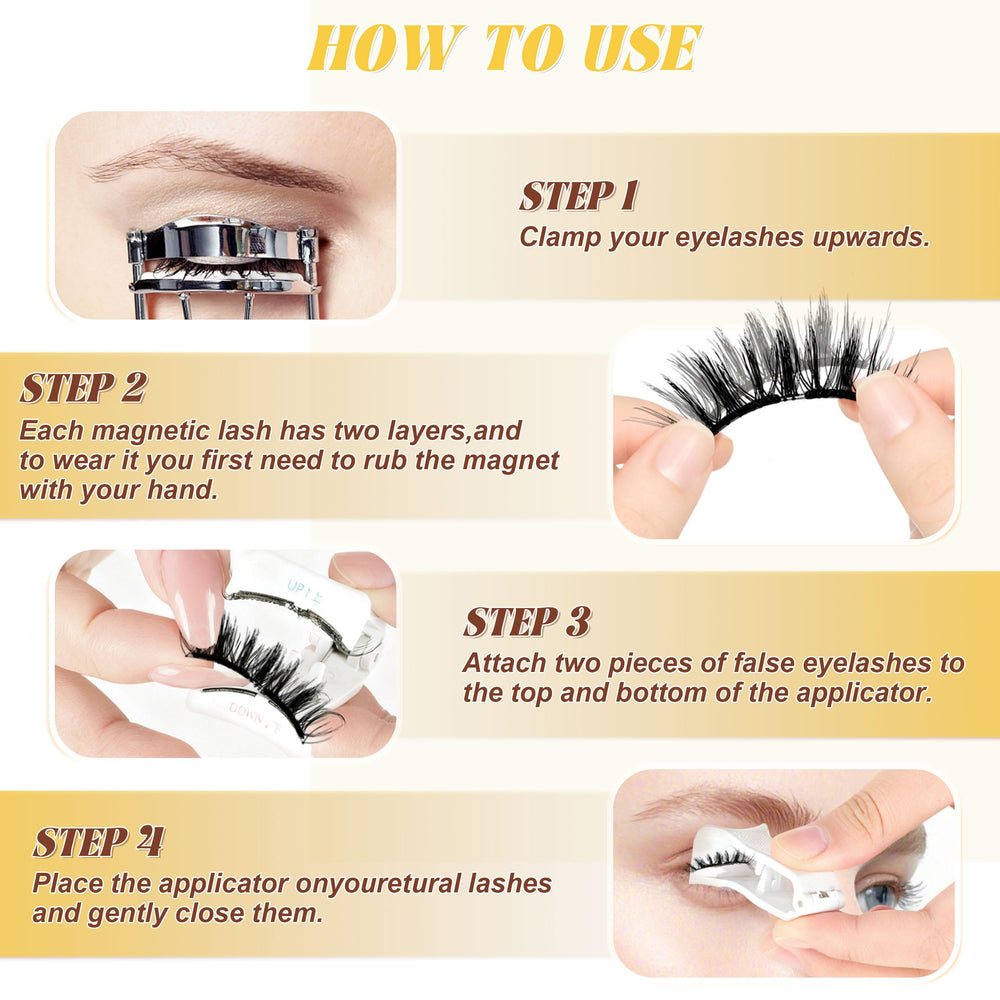 Daily-use CHENSPLEND makeup enhancement with magnetic lashes
