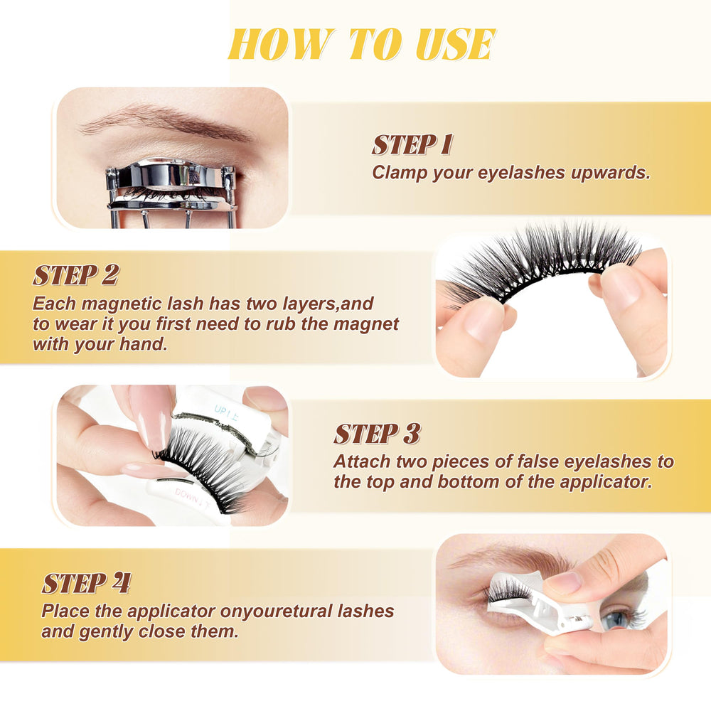 CHENSPLEND daily-use lashes provide comfortable all-day wear.