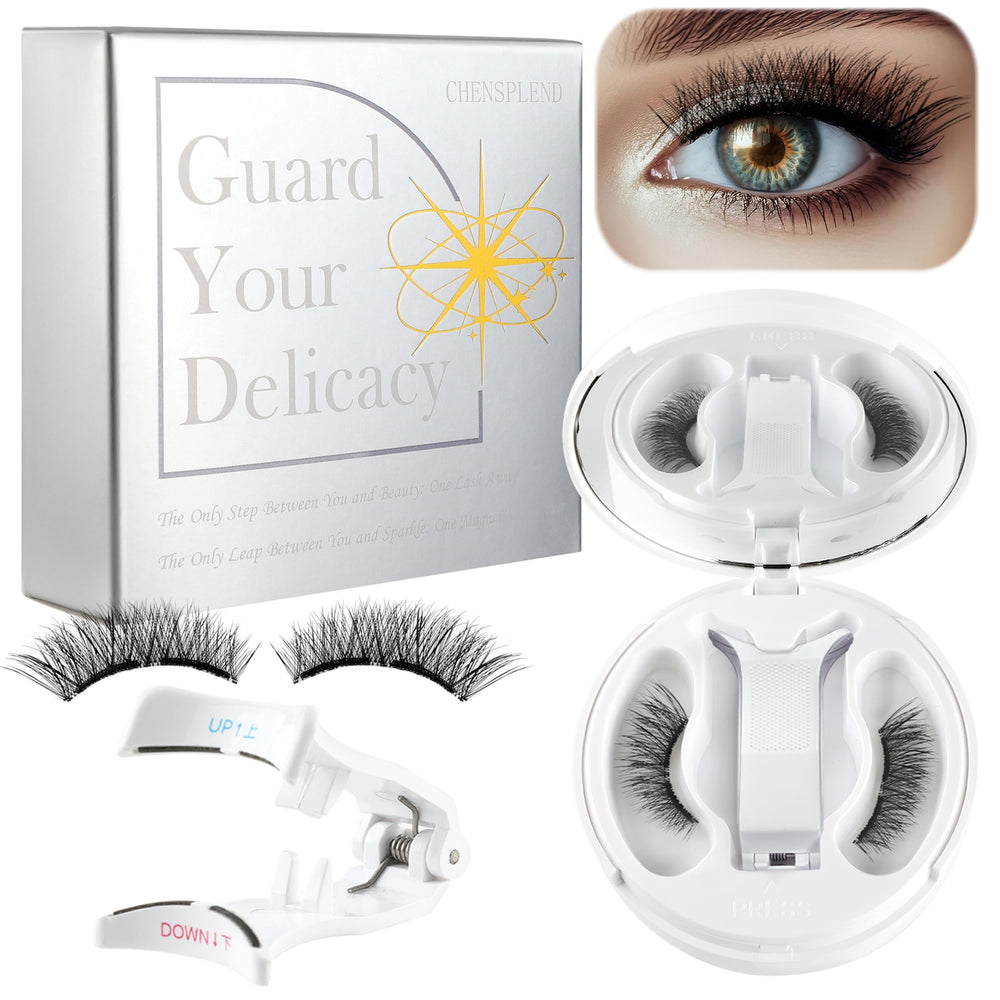 Chensplend M06 magnetic eyelashes in sleek packaging for protection and organization.