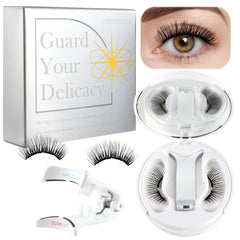 CHENSPLEND magnetic eyelashes with applicator for easy, glue-free wear.