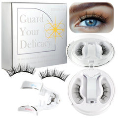 Chensplend magnetic eyelashes with applicator for easy wear and natural look.
