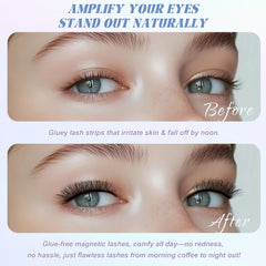 CHENSPLEND Soft Magnet Material contours to the eye shape