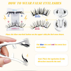 Chensplend magnetic eyelashes adhesion demonstrates stable hold throughout the day.