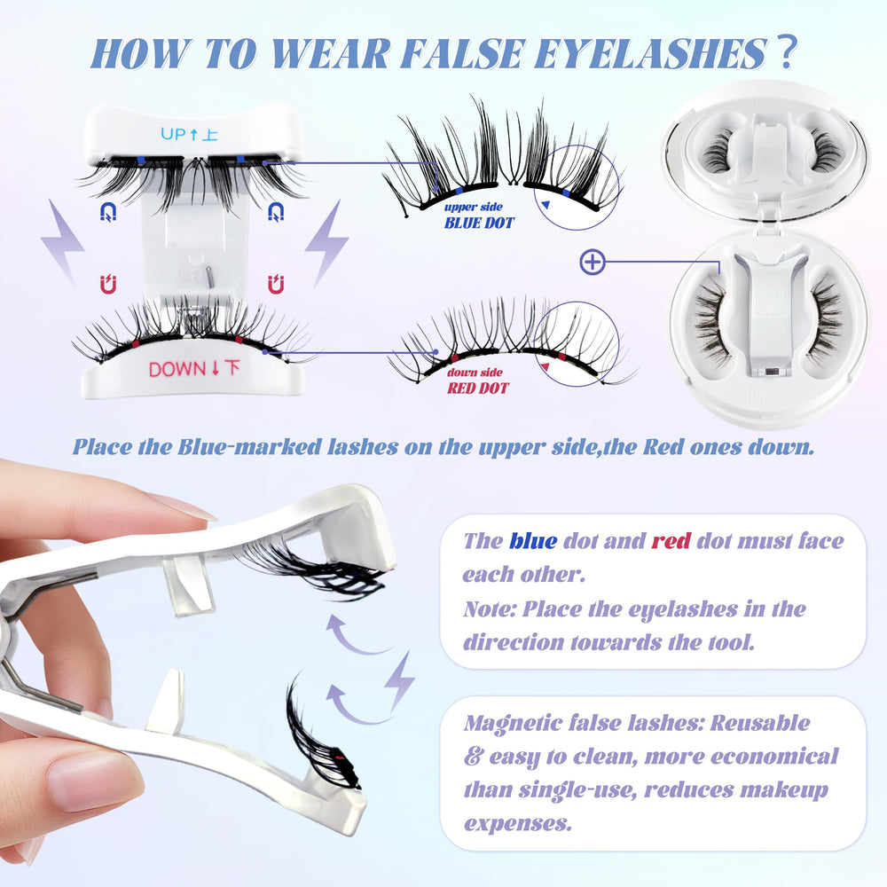 Chensplend N03 eyelash applicator clip aids precise placement for beginners.