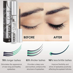 Nighttime application of Cherish Lash for fuller-looking lashes