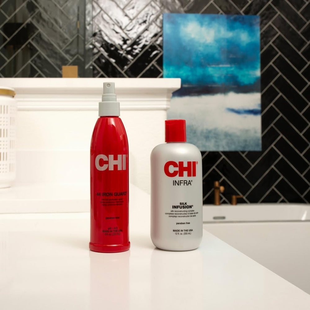 CHI Infra Silk Infusion 12 oz pair offers lasting value and consistency.