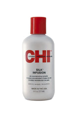 CHI Silk Infusion set of 3 bottles provides moisture and shine for all hair types.