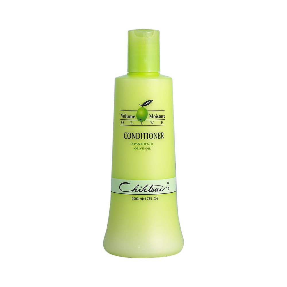 Chihtsai Volume Moisture Olive Conditioner bottle for silky, manageable hair.