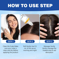 Portable roller for on-the-go scalp care anywhere