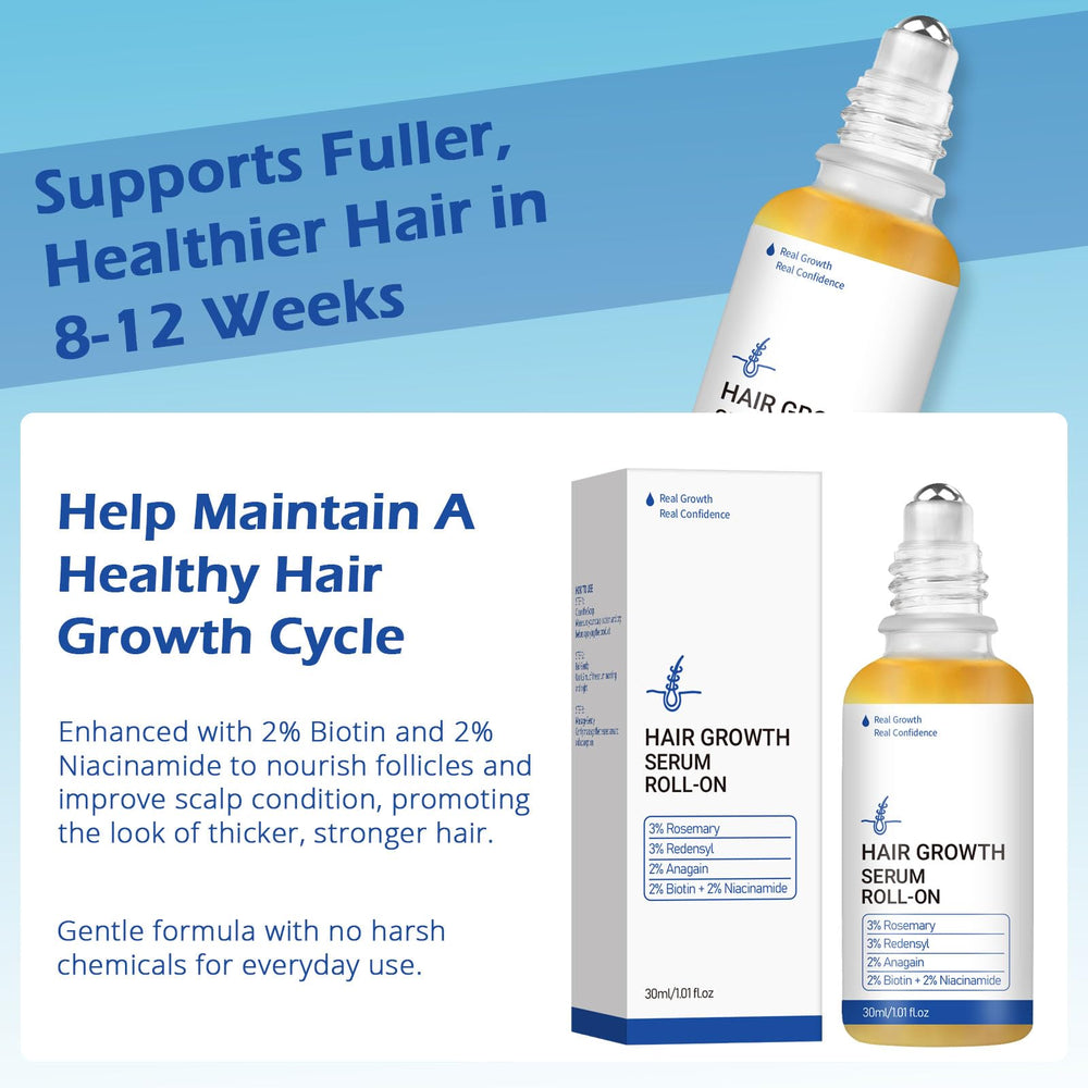 Roll-on application delivering nourishing scalp treatment