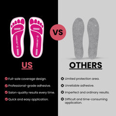 CHNELSS Pink Feet Pads disposable use supports hygienic, affordable spray tanning sessions.