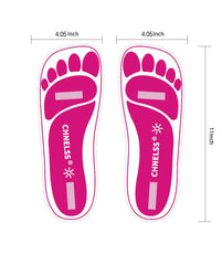 CHNELSS Pink Feet Pads pack back highlights compact, cost-effective salon foot protection.