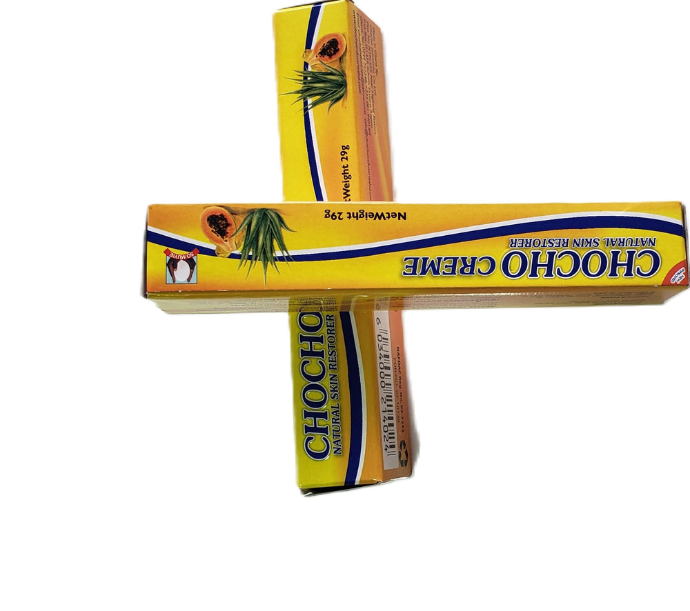Chocho Cream From Ghana 2-pack tub close-up showing rich texture for skin nourishment