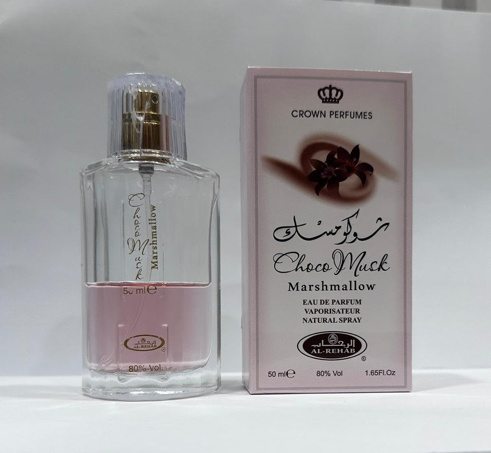Choco Musk Marshmallow packaging box image emphasizes gift-ready presentation
