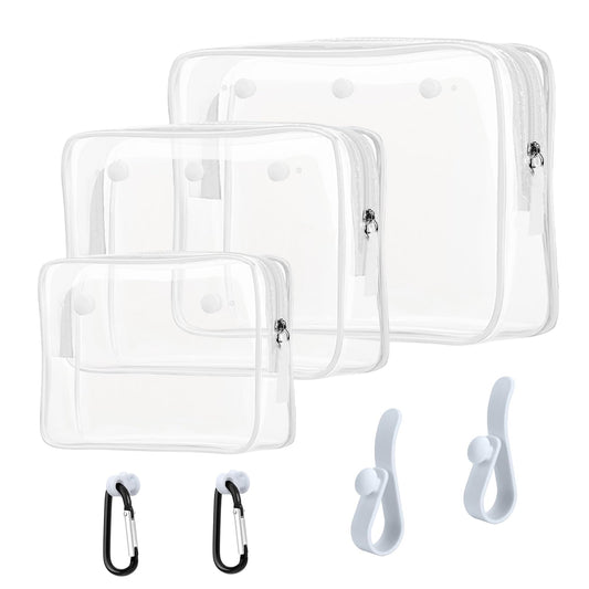Choshion clear insert bag large toiletry for travel organization and waterproof protection
