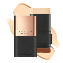 CHOSUNGAH BEAUTY Mega Fit Master Glow Stick bottle highlights long-lasting radiant coverage.
