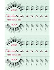Christina 12packs Eyelashes WSP — natural-looking strip lashes for everyday wear.