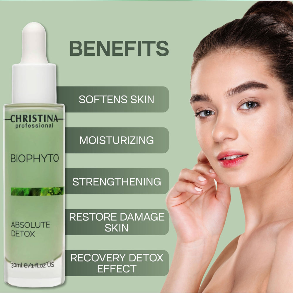 Christina Biophyto Absolute Detox application motion on skin.