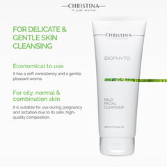 CHRISTINA Biophyto green tea cucumber ingredients highlight soothing hydration