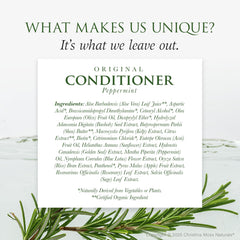 Christina Moss Naturals conditioner ingredients kelp and blue lotus for smoothing