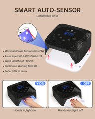 CHRISTINE SHELLY 5-timer LCD-display focuses on precise, customizable curing durations.