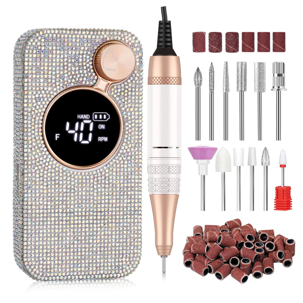 Christine Shelly Electric Nail Drill with high-speed performance for acrylic shaping