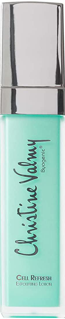 Christine Valmy Cell Refresh bottle close-up for gentle exfoliation and hydration