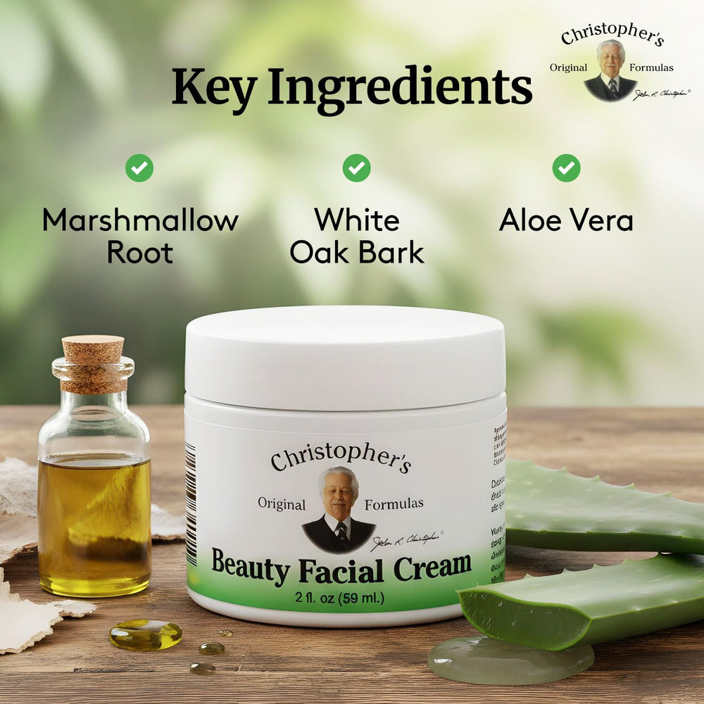 Christopher's Original Formulas Aloe vera image suggesting soothing, refreshing skin