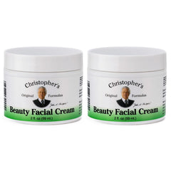 Christopher's Original Formulas Beauty Facial Cream 2oz pack close-up for hydrated, radiant skin.