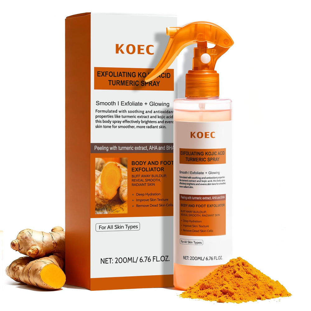 CHZHEN Keratin Care Kojic Turmeric Spray bottle for on-the-go brightening