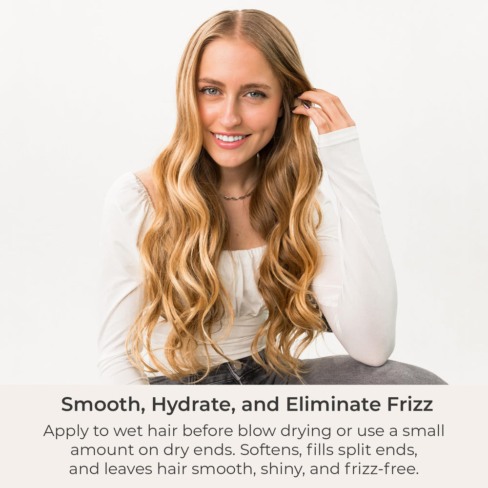 CIBU Nourishing Argan Oil Hair Serum smoothing ends for gloss