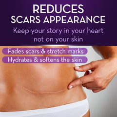 Cicatricure Advanced Scar Gel bottle label highlighting Regenerare Complex ingredients.