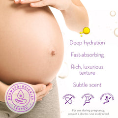 Cicatricure Cica Oil pregnancy care bottle supports belly stretch mark maintenance