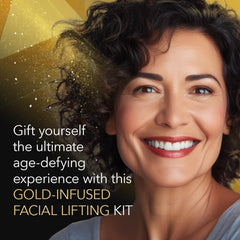 Cicatricure Gold Lift jar with cream glow indicating hydration and radiance.